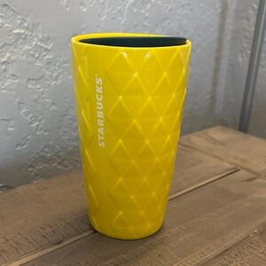 Starbucks Limited Edition Hawaii Pineapple Ceramic 12oz Mug with Lid